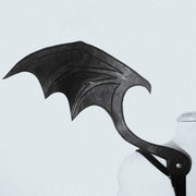 Real Leather Adjustable Bat Wings – Gothic Fantasy Cosplay