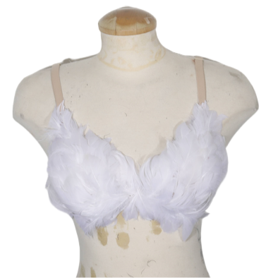 white feather angel bra victorias secret inspired