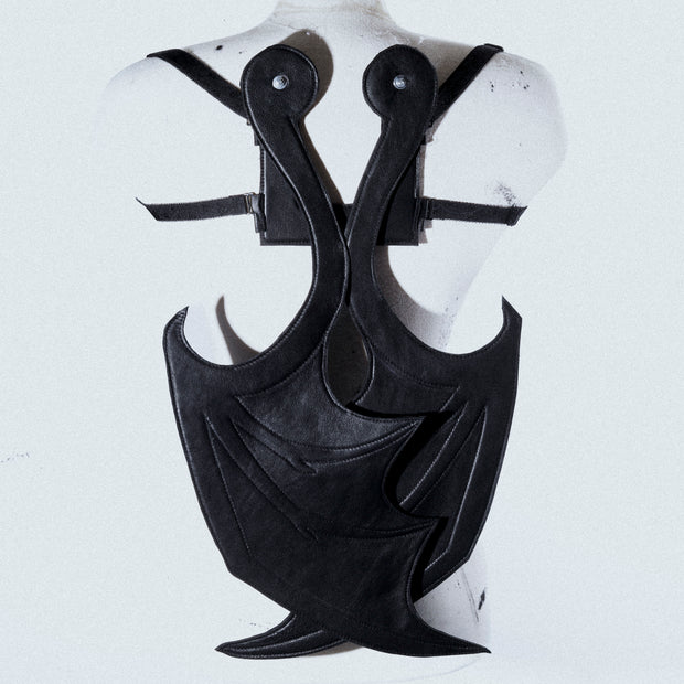 Real Leather Adjustable Bat Wings – Gothic Fantasy Cosplay