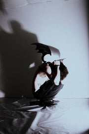Real Leather Adjustable Bat Wings – Gothic Fantasy Cosplay