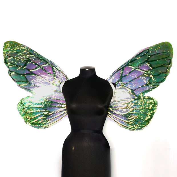 Green Hollographic Fairy wing