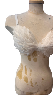 (Copy) white feather angel bra victorias secret inspired