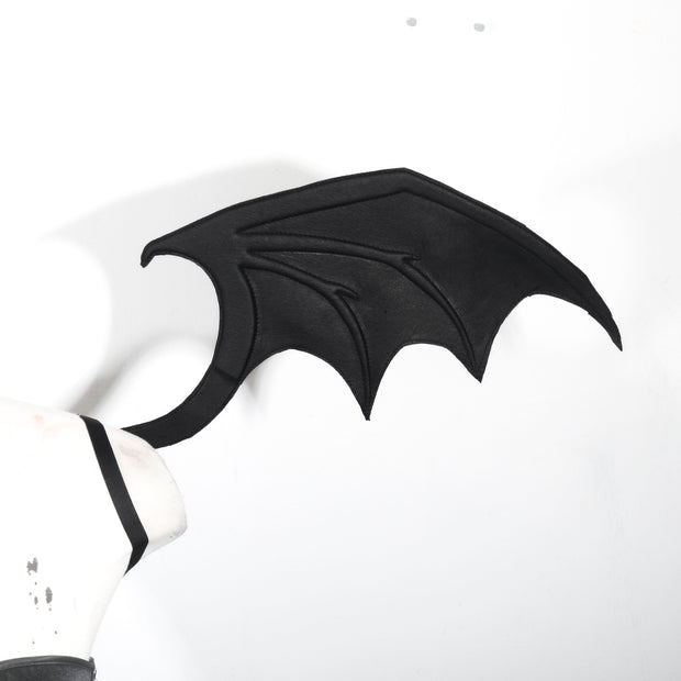 Real Leather Adjustable Bat Wings – Gothic Fantasy Cosplay