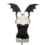 Real Leather Adjustable Bat Wings – Gothic Fantasy Cosplay