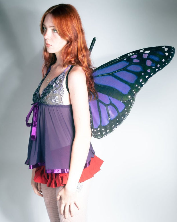 Purple Monarch Mini Wing