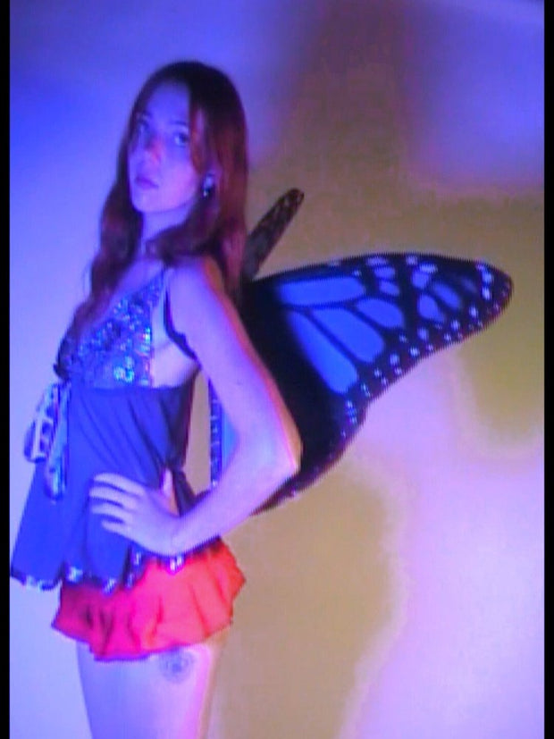 Purple Monarch Mini Wing