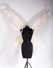 Large Celestial Handmade Custom Couture Rooster Feather Angel Wings - Victoria's Secret Inspired