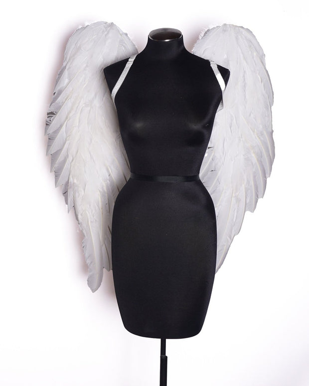 Cupid Wings • Short Downturned Angel Feather Cherub Angel Wings -Victoria's Secret Inspired