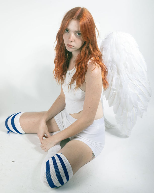 Cupid Wings • Short Downturned Angel Feather Cherub Angel Wings -Victoria's Secret Inspired